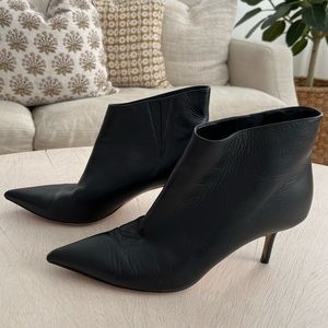 Jimmy Choo Black Leather Bootie